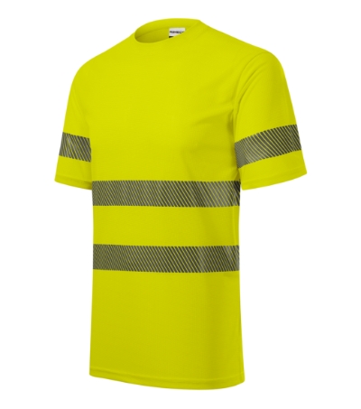 Koszulka unisex M1V8 - fluorescencyjny zolty