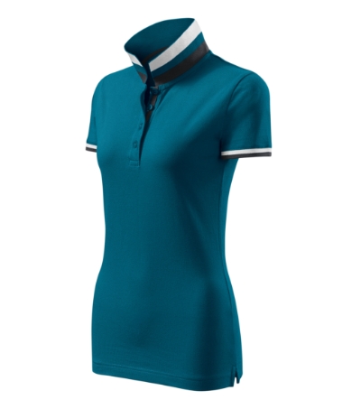 Koszulka polo damska M257 - petrol blue