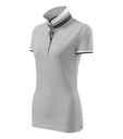 Koszulka polo damska M257 - silver gray