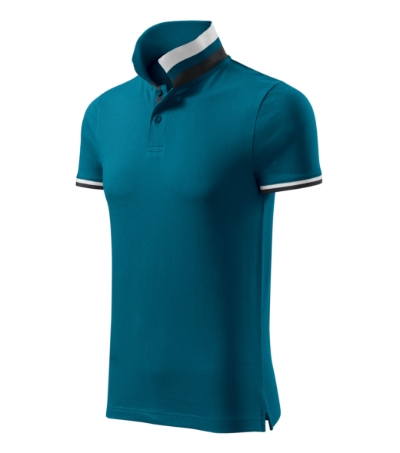 Polo meskie M256 - petrol blue