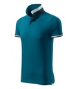 Polo meskie M256 - petrol blue