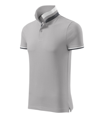 Koszulka polo meska M256 - Silver Gray