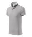 Koszulka polo meska M256 - Silver Gray