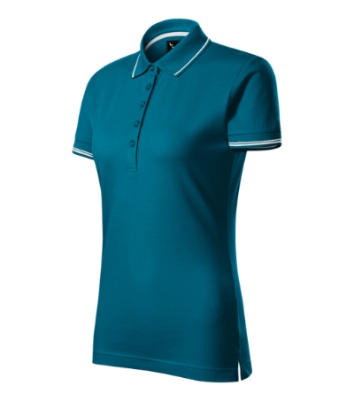 Koszulka polo damska M253 - petrol blue