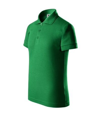 Koszulka polo dziecieca M222 - zielen trawy
