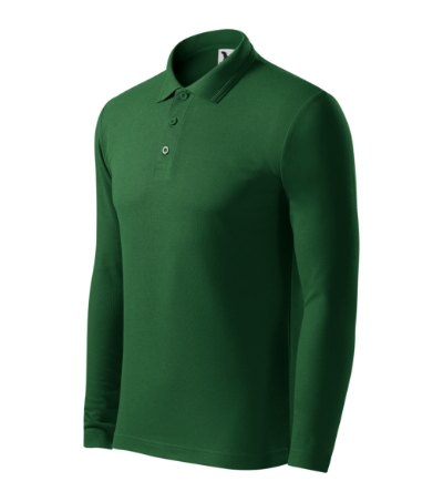 Koszulka polo meska M221 - zielen butelkowa