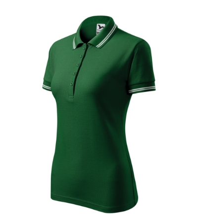 Koszulka polo damska M220 - zielen butelkowa