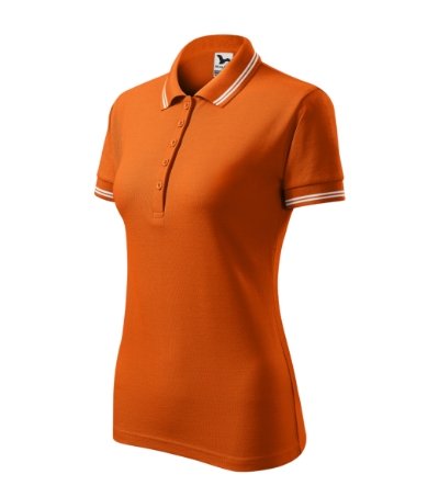 Koszulka polo damska M220 - pomaranczowy
