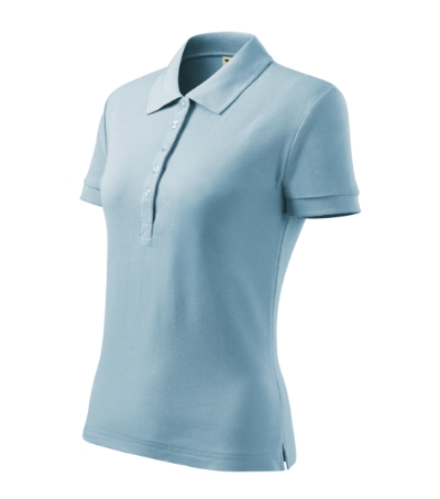 Koszulka polo damska M216 Malfini Cotton Heavy - blekitny