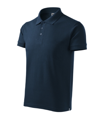 Koszulka polo meska M215 - Granatowy