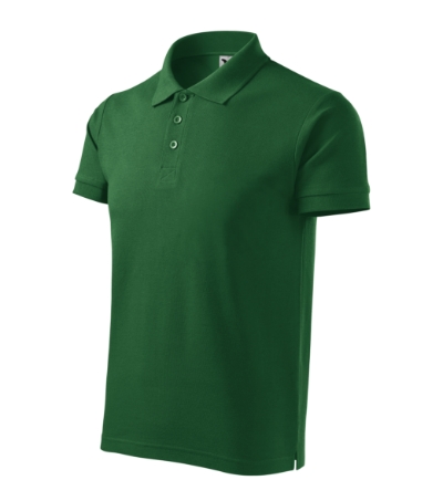 Polo meskie M215 - Zielony butelkowy