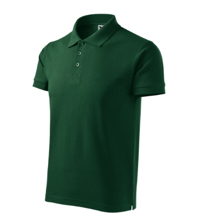 Koszulka polo meska M215 - dark green