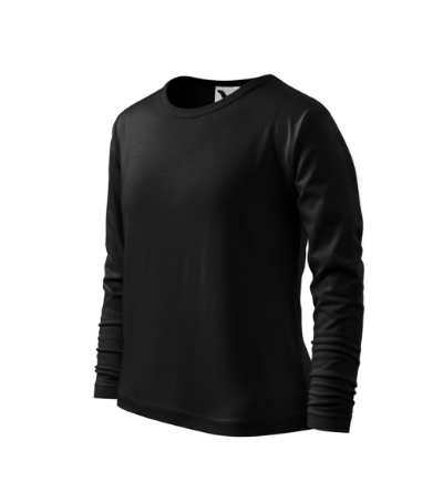 Koszulka dziecieca Malfini Fit-T LS M121 - czarny