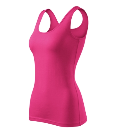 Top damski M136 - czerwien purpurowa