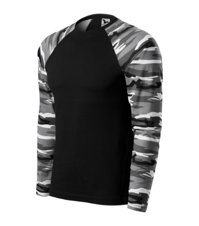 Koszulka unisex M166 - camouflage gray
