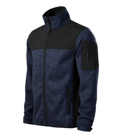 Softshell kurtka męska M550 - knit blue