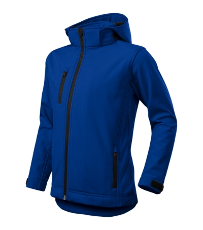 Softshell kurtka dziecięca M535 - chabrowy