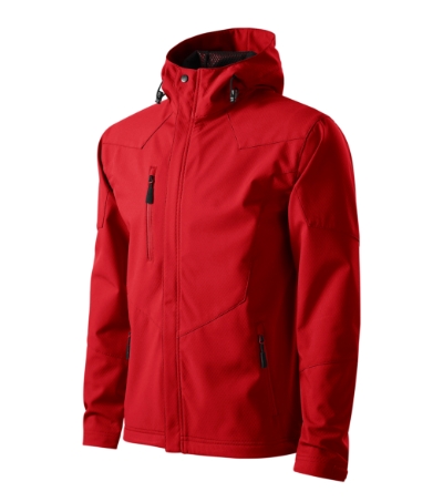 Softshell kurtka meska M531 - czerwony