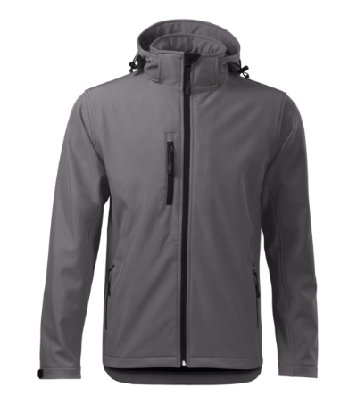 Softshell kurtka meska M522 - stalowy