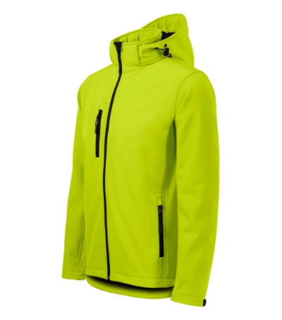 Softshell kurtka meska M522 - limetka