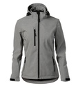 Softshell kurtka damska M521 - ciemnoszary melanz