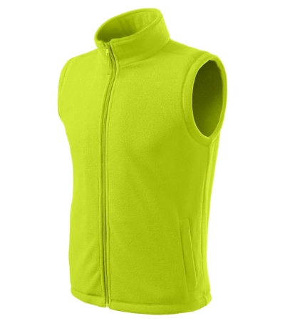 Kamizelka polarowa unisex M518 - limetka