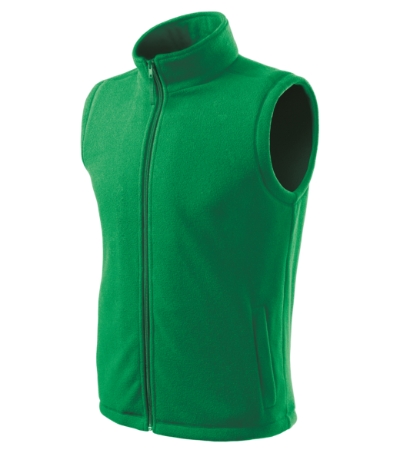 Kamizelka polarowa unisex M518 - zielen trawy