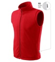 Kamizelka polarowa unisex M518 - czerwony 07