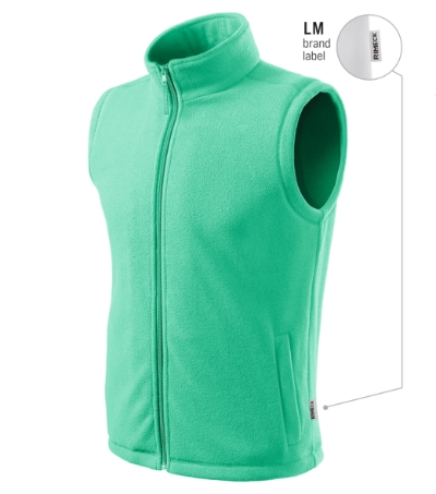 Kamizelka polarowa unisex M518 - mietowy 95