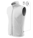 Kamizelka polarowa unisex M518 - bialy 00