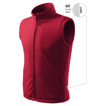 Kamizelka polarowa unisex Malfini Next M518 - Marlboro Red 23