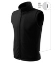 Kamizelka polarowa unisex M518 - czarny 01