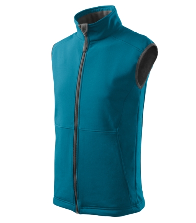 Softshell kamizelka meska M517 - ciemny turkus