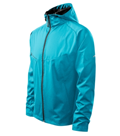 Softshell kurtka meska M515 - turkus