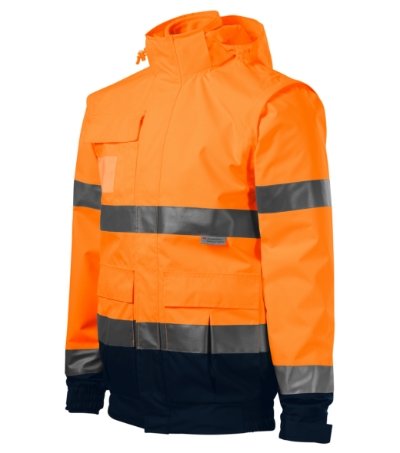 Kurtka unisex M5V2 - fluorescencyjny pomaranczowy
