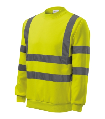 Bluza unisex M4V6 - fluorescencyjny zolty