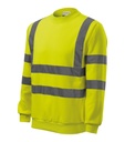 Bluza unisex M4V6 - fluorescencyjny zolty