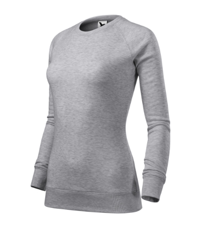 Bluza damska M416 - srebrny melanz