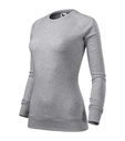 Bluza damska M416 - srebrny melanz