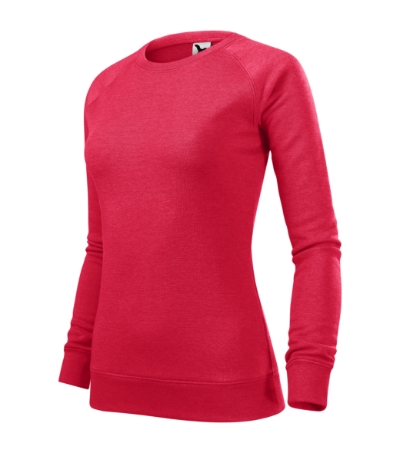 Bluza damska M416 - Czerwony melanz