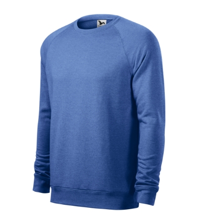 Bluza męska M415 - Niebieski melanż