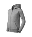 Bluza dziecieca M412 Malfini Trendy Zipper - ciemnoszary melanz