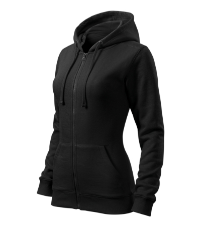 Bluza damska Malfini M411 Trendy Zipper - Czarny