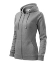 Bluza damska Malfini M411 Trendy Zipper - ciemnoszary melanz