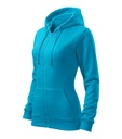 Bluza damska Malfini M411 Trendy Zipper - turkus