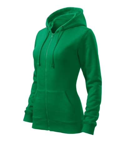 Bluza damska Malfini M411 Trendy Zipper - zielen trawy
