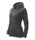 Bluza damska Malfini M411 Trendy Zipper - ciemny khaki