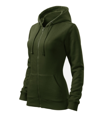 Bluza damska Malfini M411 Trendy Zipper - Military
