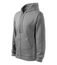 Bluza meska Malfini Trendy Zipper M410 - Dark Grey Melange