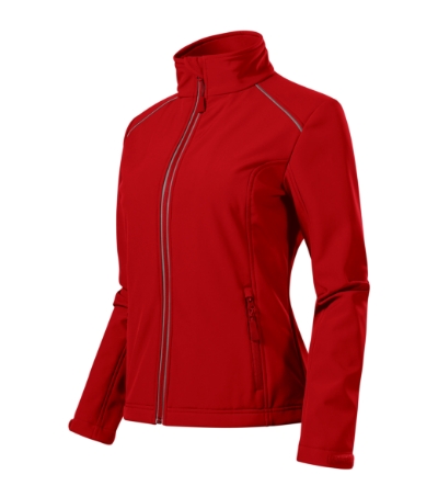Softshell kurtka damska M537 - czerwony